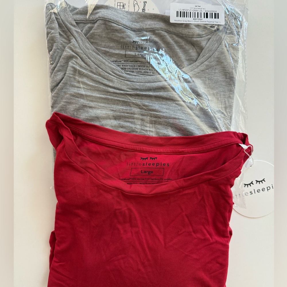 Bundle Little sleepies short sleeve pajamas top